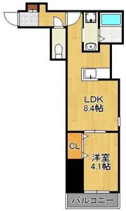 Cherim戸畑駅前の間取り画像
