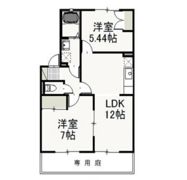 アネーロ花尻 Aの間取り画像