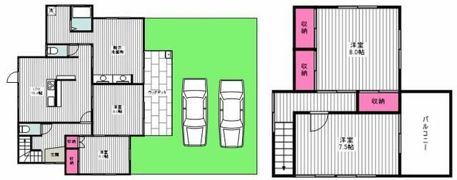 貸家 三浦市初声町高円坊の間取り画像