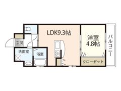 エマーブル矢賀の間取り画像