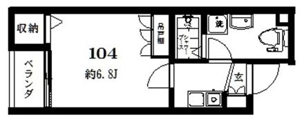 フォセット南大井の間取り画像