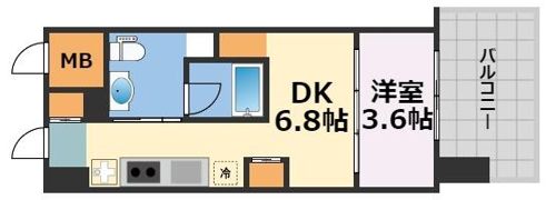 J．GRAN Court京町堀の間取り画像