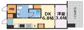 J．GRAN Court京町堀の間取り画像