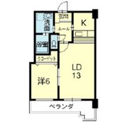 キャッスル上熊本の間取り画像