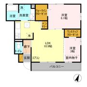ルミナス松本の間取り画像