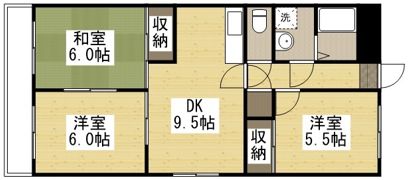サンテ福田の間取り画像