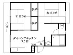 松風ビルの間取り画像