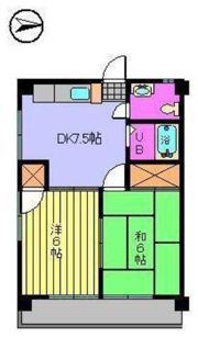 天山ハイツの間取り画像