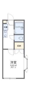 レオパレスFORTUNATEの間取り画像