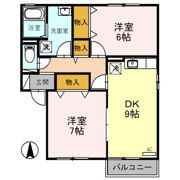 ブルーイースト Aの間取り画像