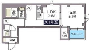 ブランシール川崎の間取り画像