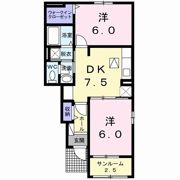 クレールⅡ Bの間取り画像