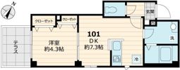 Zoo Street 池之端の間取り画像