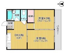 三高ハイツの間取り画像