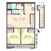 エコークレストⅡの間取り画像