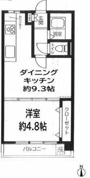 高輪ハイツの間取り画像