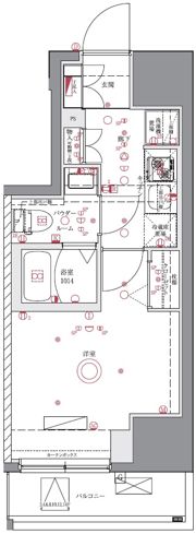 ユリカロゼAZ亀有North Towerの間取り画像