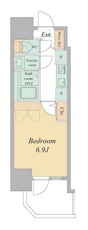 セレニテ東梅田アリエの間取り画像