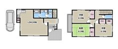 深沢戸建の間取り画像