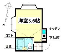 ベルメゾン福井Ⅱの間取り画像