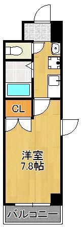 エンゼルコート清水の間取り画像