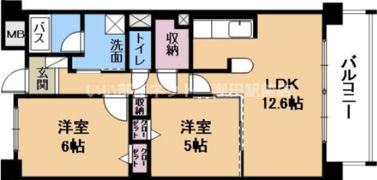 チャムの間取り画像