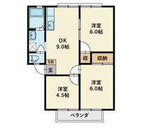 グレースシャトル本町A棟の間取り画像