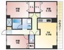 アンシャンテ岡山の間取り画像