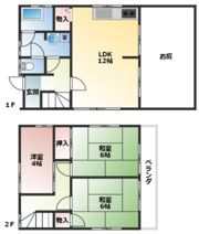 南観音1丁目M戸建 中の間取り画像
