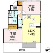 カーサ城北 A棟の間取り画像