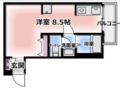 アリタセントラル京橋の間取り画像