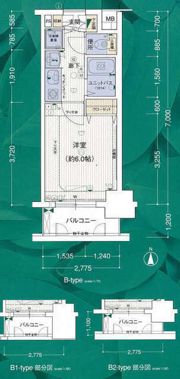 プレサンス桜通アベニューの間取り画像
