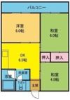 OS・SKYマンション城下の間取り画像