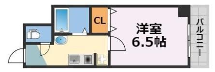 LakiaMaison難波南の間取り画像