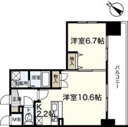 サムティレジデンス平和大通りの間取り画像