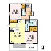 オネスト上林 B棟の間取り画像