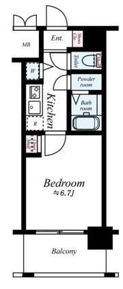 クリスタルグランツ大阪BAYの間取り画像