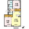 HOPE LODGE Kの間取り画像