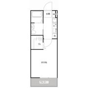 MQuarto拝島Ⅱの間取り画像