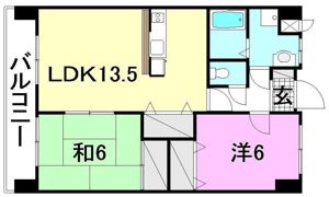 コンフォート・アサノの間取り画像