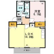サニーハイム A棟の間取り画像
