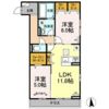 D-ROOMウエストコートの間取り画像