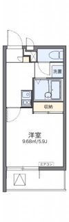 レオパレス悠和の間取り画像