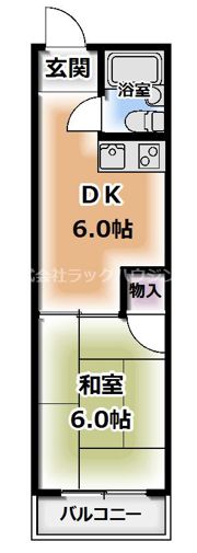 コーポ田中の間取り画像