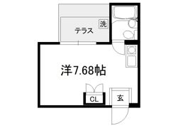 HAMASO京都今出川の間取り画像