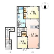アインタウゼントの間取り画像