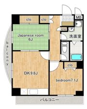 グランデ夢見ヶ崎の間取り画像