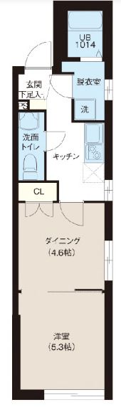レピュア池袋本町レジデンスWESTの間取り画像