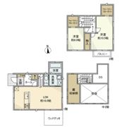 笠間戸建の間取り画像