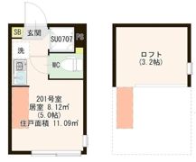 マルバ上板橋の間取り画像